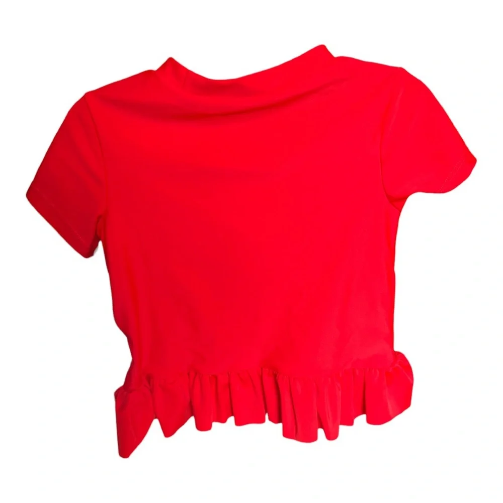 Flapdoodles Girls Swim Top Shirt Size 4 NWT